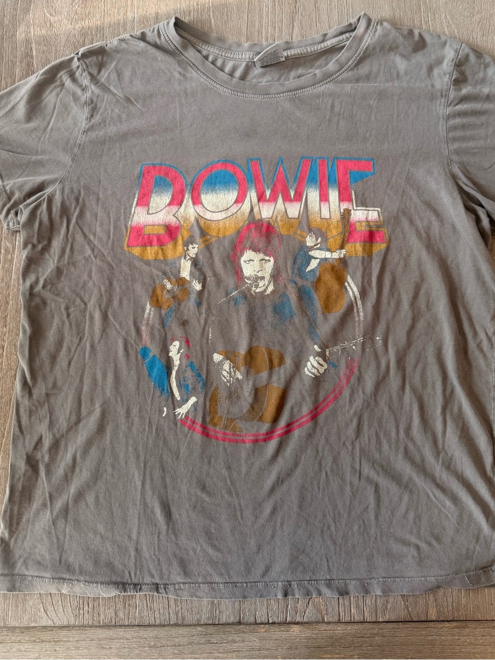 David Bowie Spiders From Mars Tour Tee Shirt Size XL Concert Festival